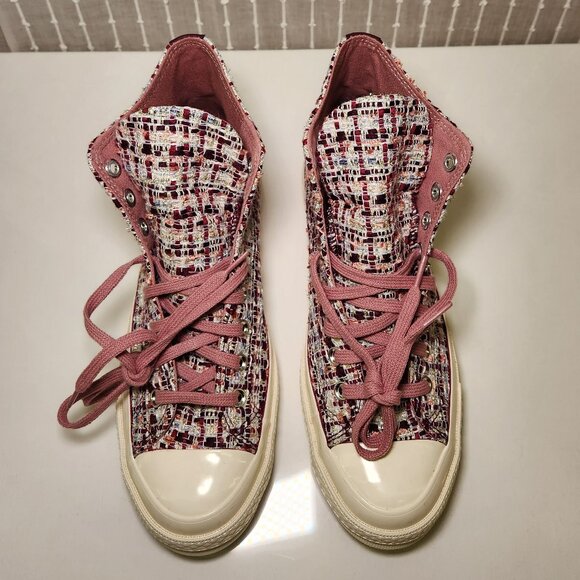 Chuck 70 tweed shimmer maroon converse - Picture 4 of 8